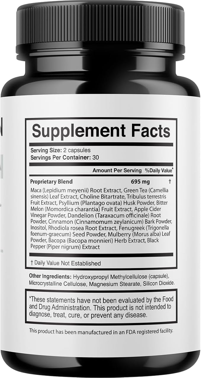 (2 Pack) Metaburn - Official Metaburn Supplement Capsules Advanced Formula Support, Metaburn Daily Health Premium Formula Pills All Natural for Overall Health & Wellness, 120 Capsules for 2 Months