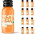 Ginger Turmeric and Carrot Shots (Vegan/12x60ml) | Fresh & Fiery Ginger Shots for Immune Support | Boosts Energy | 100% Natural/No Nasties | Rich in Antioxidants | Packed with Vitamin C