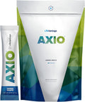 LifeVantage AXIO Regular Energy Drink Powder, Nootropic Supplement, Focus & Mood Support, with L-theanine, Green Tea, B Vitamins, DMAE, Quercetin & Pine Bark, Green Grape, 30 Packets