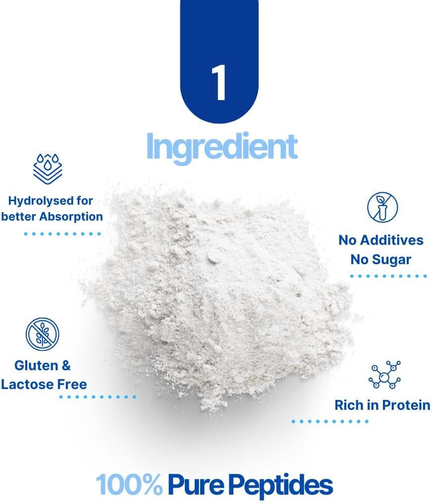 The Intelligent Health Hydrolysed Collagen Powder (Bovine) - High Protein Grass Fed Unflavoured Peptides - Collagen Supplements for Women | Gluten Free, Paleo & Keto Friendly (Stick Pack (30))