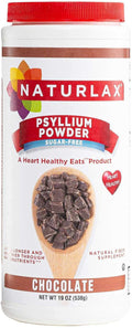 Sugar-Free Psyllium Husk Fiber Powder, Chocolate Flavored 19 oz