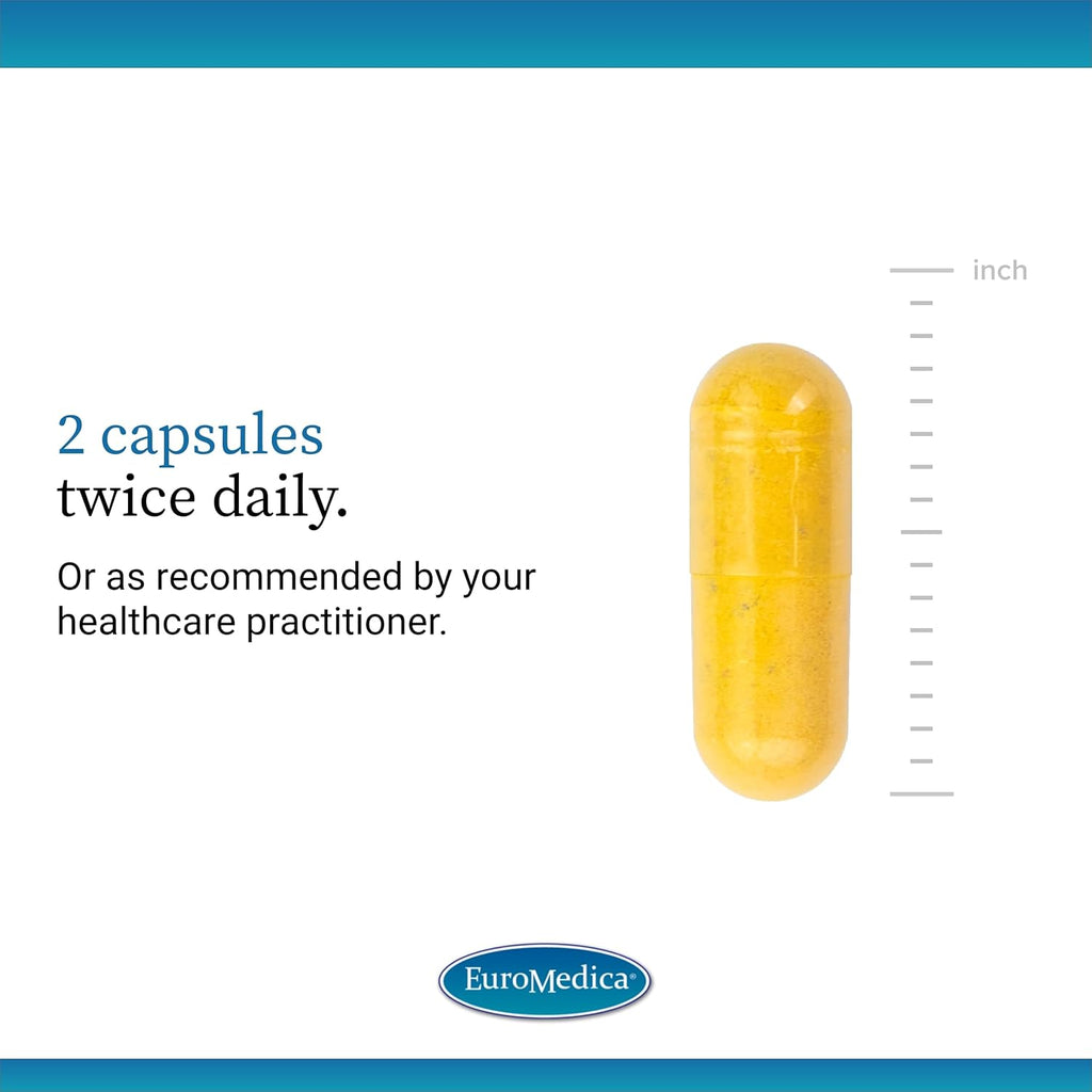 EuroMedica Nerve Complex - Herbal Supplement with Bioactive Vitamin B12 - Circulation & Nerve Health Support Supplement - Vegan Capsules with Boswellia Serrata - 60 Capsules