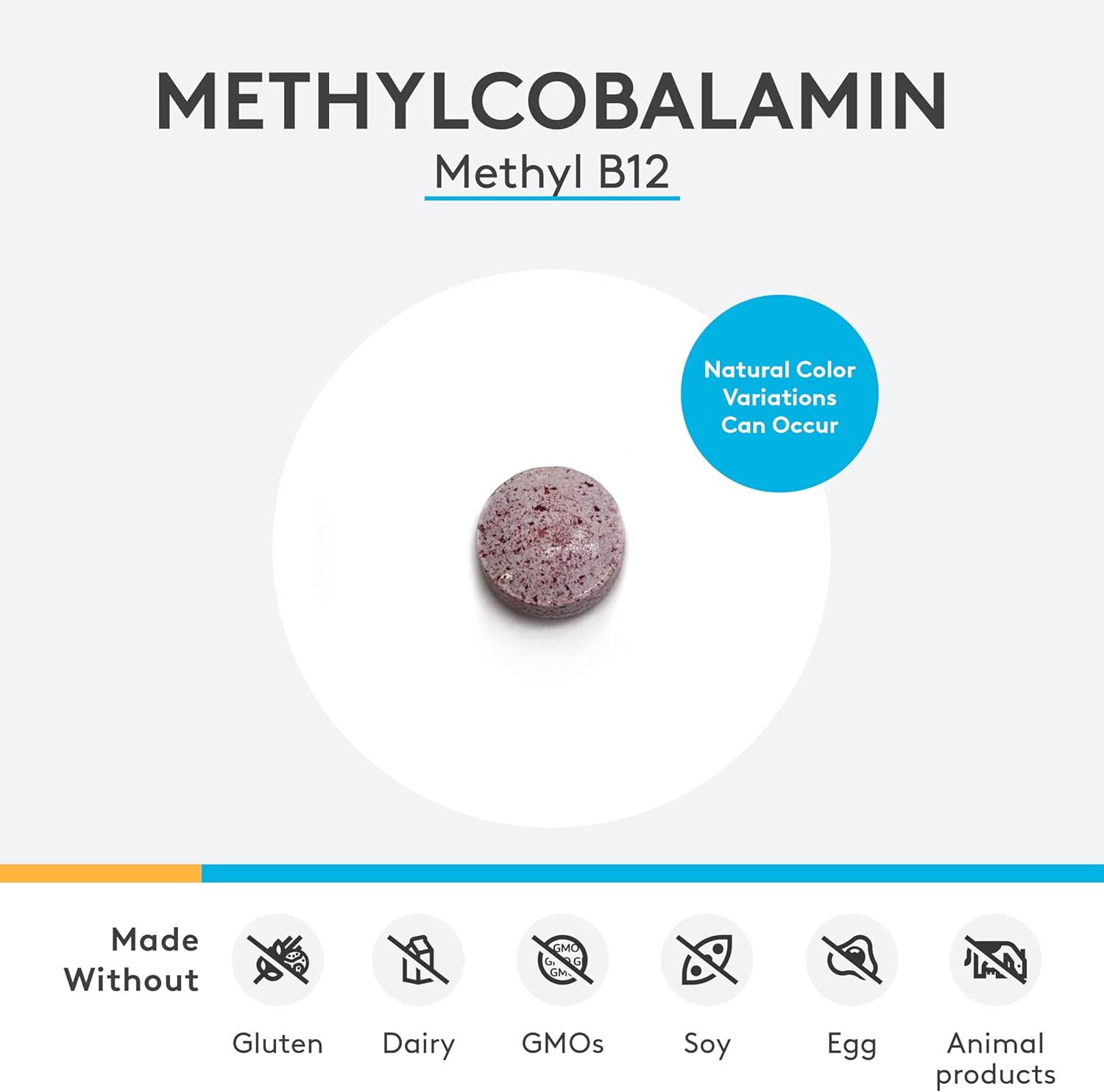XYMOGEN Methylcobalamin 5,000 mcg - Vitamin B12 Supplement in Small, Pleasant-Tasting Tablets - Supports Healthy Methylation, Neurological Health, a Healthy Immune System (120 Tablets)