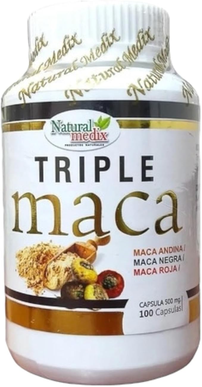 Premium Triple Maca Black, Red, and Yellow Maca– Vitality & Endurance Support – 100% Natural Supplement