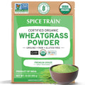 HANDPICK USDA Organic Wheatgrass Powder (10oz) Rich Green Powder - Lab Tested | 100% Whole Leaf | Gluten Free, Non-GMO | No Sugar, No Artificial Ingredients | Resealable Ziplock Pouch