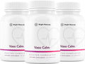 Vaso Calm - Healthy Blood Balance Supplement - Features Fermented Garlic, Celery and Grape Seed Extract, Hibiscus, and Vitamin K2 - Made in The USA, 180 Capsules