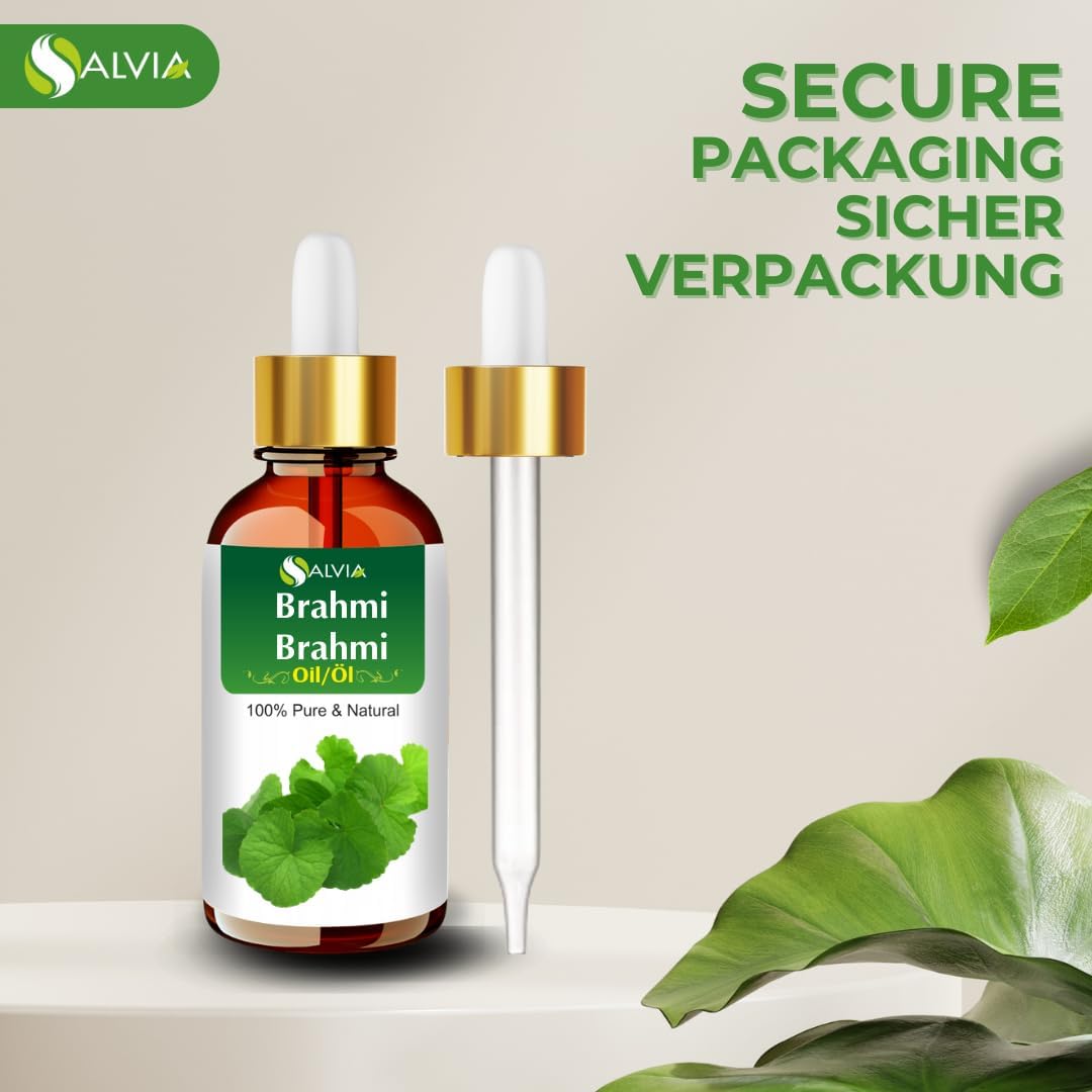 Salvia Brahmi (Bacopa monnieri) Oil - 15ml/0.507Fl Oz with Dropper