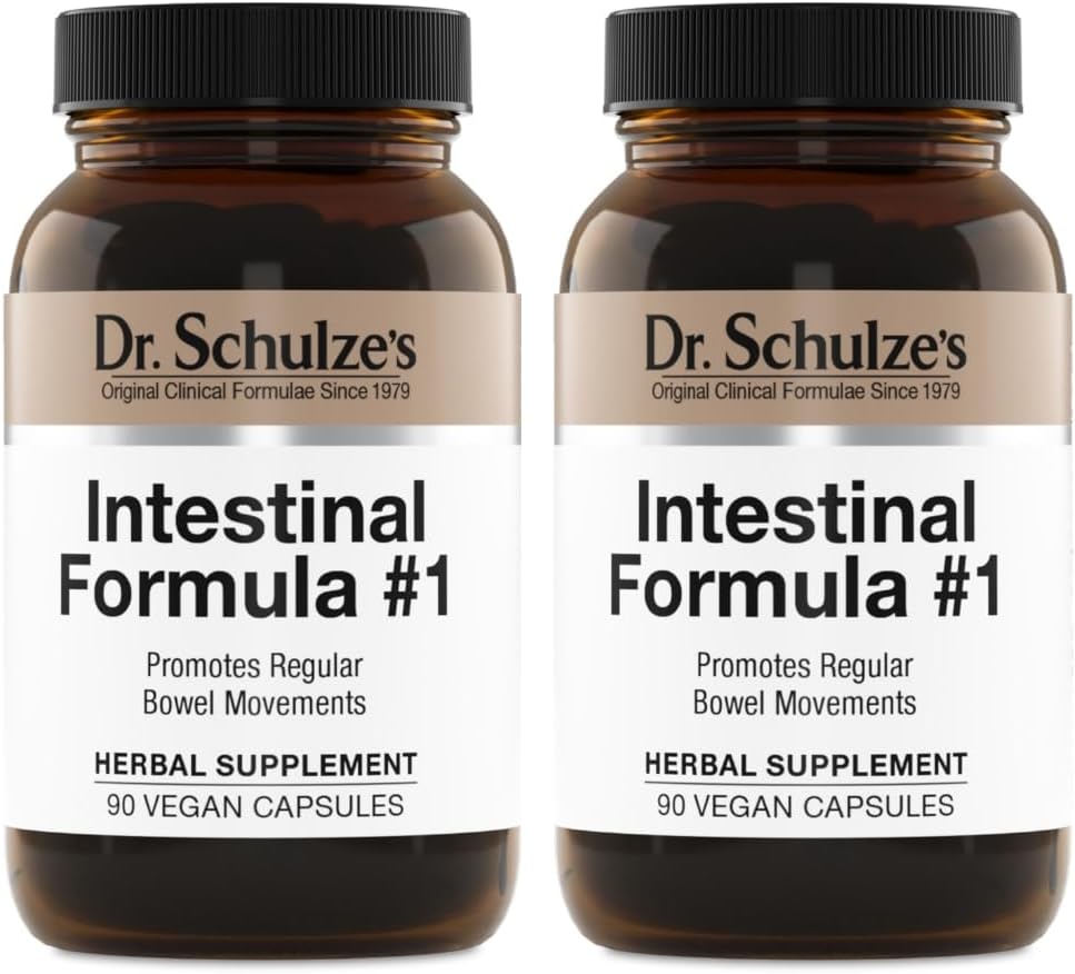 Dr. Schulze's Intestinal Formula #1 Colon Bowel Cleanse, 90 caps, 2 Count