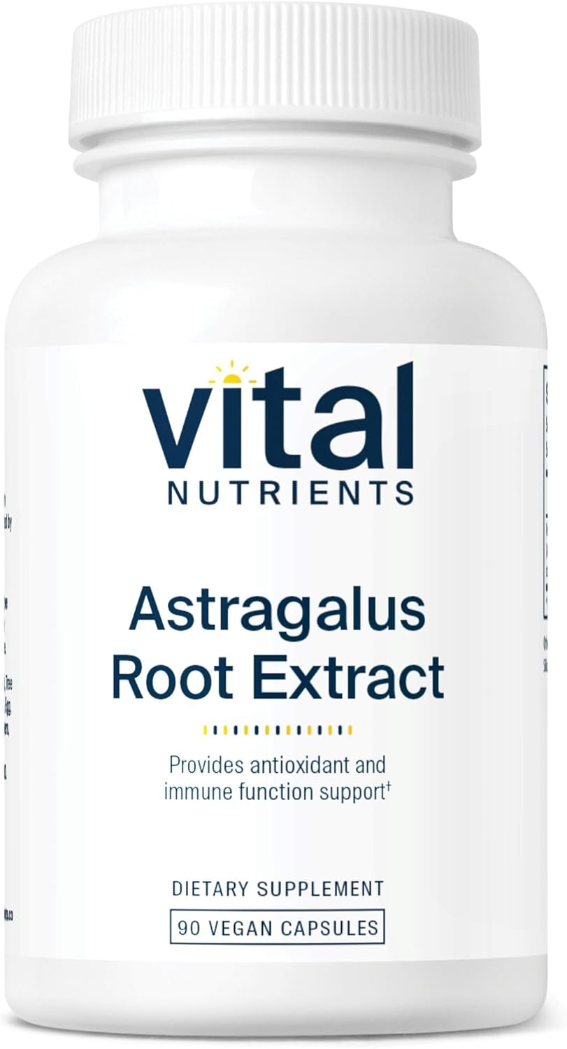 Vital Nutrients - Astragalus Root Extract - Vegan Formula - Herbal Support for The Immune System - 90 Vegetarian Capsules per Bottle - 300 mg