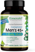 EMERALD LABS Men's 45+ 1-Daily Multi - Made with Saw Palmetto, Lycopene & More for Heart, Bone & Immune Support* - Gluten-Free - 60 Vegetable Capsules