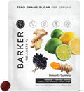 Barker Wellness Immunity Gummies | Vitamin C, Zinc, Elderberry, Turmeric & Ginger | Immune Support | Vegan, Sugar-Free | Lemon Lime Flavor | 60 Gummies