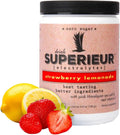 Superieur Electrolytes–Plant Based Electrolyte Supplement w/Sea Minerals for Hydration & Recovery–Keto Friendly, Non-GMO, Zero Sugar, Vegan Healthy Sports Drink Powder–Strawberry Lemon(70 Serv)