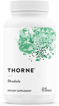 THORNE - Rhodiola - Botanical Supplement for Stress Relief - Enhances Sleep and Mental Focus* - 60 Capsules