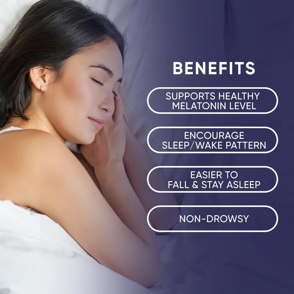 Sleep Deeply Supplement for Adults - 60 Capsules - Natural Nighttime Aid with Deep Relaxation & Calming Herb Blend - Vegan, Gluten-Free