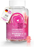 Women’s Hair Vitamin Gummies with Complex Biotin, Collagen, Folic Acid, Vitamin B7, and Keratin for Hair, Skin & Nails - Vegan Hair Growth & 100% Vitamin Boost - 60 Count, 1 Month Supply