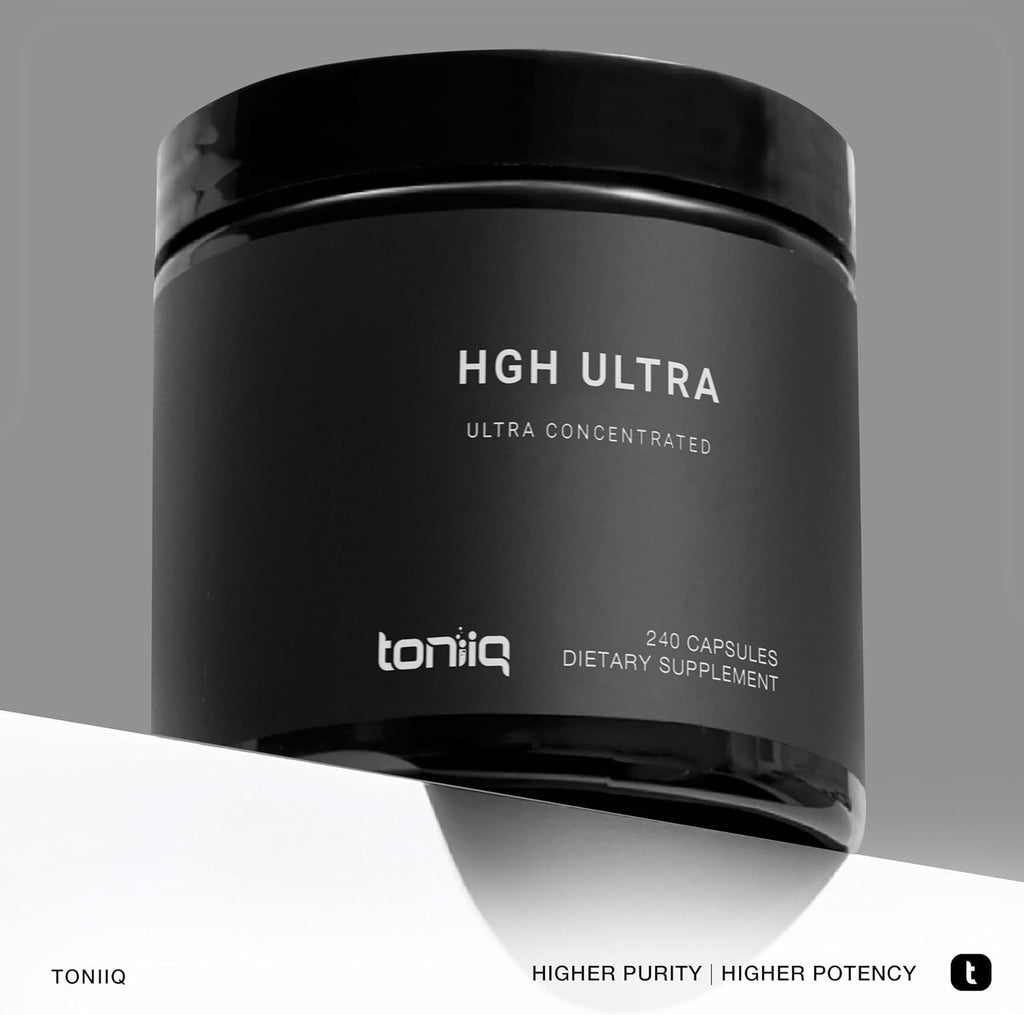 HGH Supplements for Men & Women (240 Count) 3,550mg+ Support Muscle Growth & Healthy Levels of Human Growth Hormone for Men, with High-Purity Arginine, Ornithine, Lysine, Tribulus, and Ashwagandha TQ