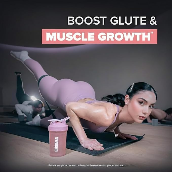 BIRDMAN Creatine for Women | Creatine Monohydrate Powder with Myo & D-Chiro Inositol, Hyaluronic Acid, Zinc, Electrolytes and Vitamins | Sugar Free, Pink Lemonade | 30 Servings