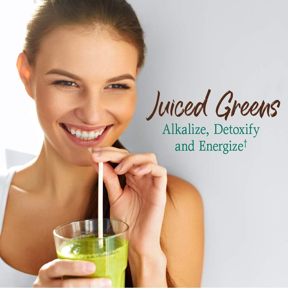 Garden of Life Raw Organic Perfect Food Green Superfood Juiced Greens Powder - Chocolate, 30 Servings - Non-GMO, Gluten Free, Vegan Whole Food Dietary Supplement, Plus Probiotics & Enzymes
