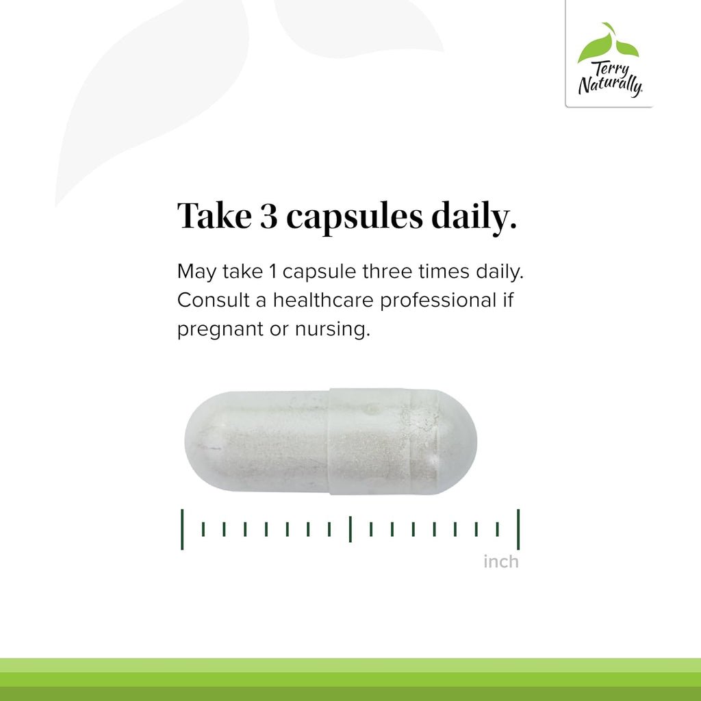 Terry Naturally Be Mobile - Collagen Supplement for Joint Health Support - Dietary Supplement with Boswellia Extract & Type II Collagen - Lower Back & Knee Support - 60 Capsules