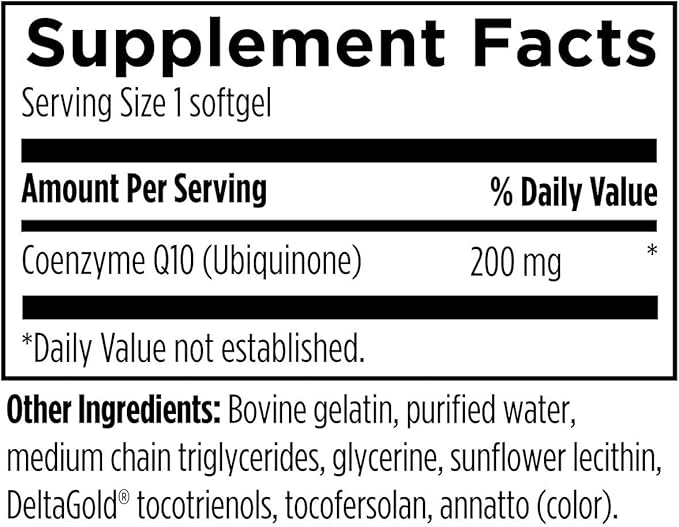 Designs for Health Q-Evail 200-200mg CoQ10 Highly Bioavailable Ubiquinone - Coenzyme Q10 with MCT + Mixed Tocopherols to Promote Superior Absorption - Non-GMO (60 Softgels)