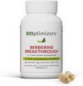 BIOptimizers Berberine Breakthrough Supplement - Metabolic Support –Healthy Metabolism - 60 Capsules – Vegetarian, Gluten-Free, Soy-Free