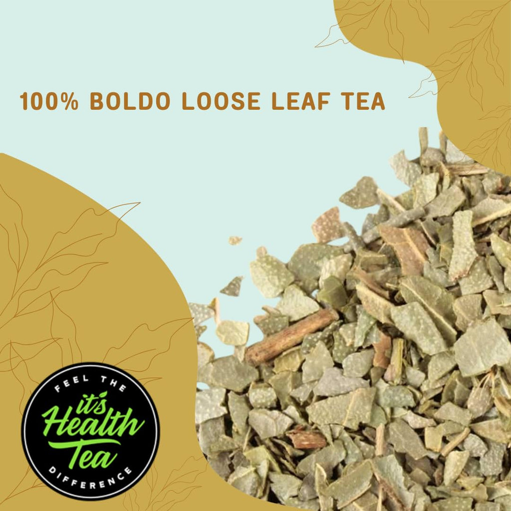 Boldo Herbal Tea — Traditionally Used for Digestive Comfort & Healthy Bile Flow | 35 Filtered Tea Bags Included | Caffeine-Free, Gluten-Free | 3 oz Loose Leaf