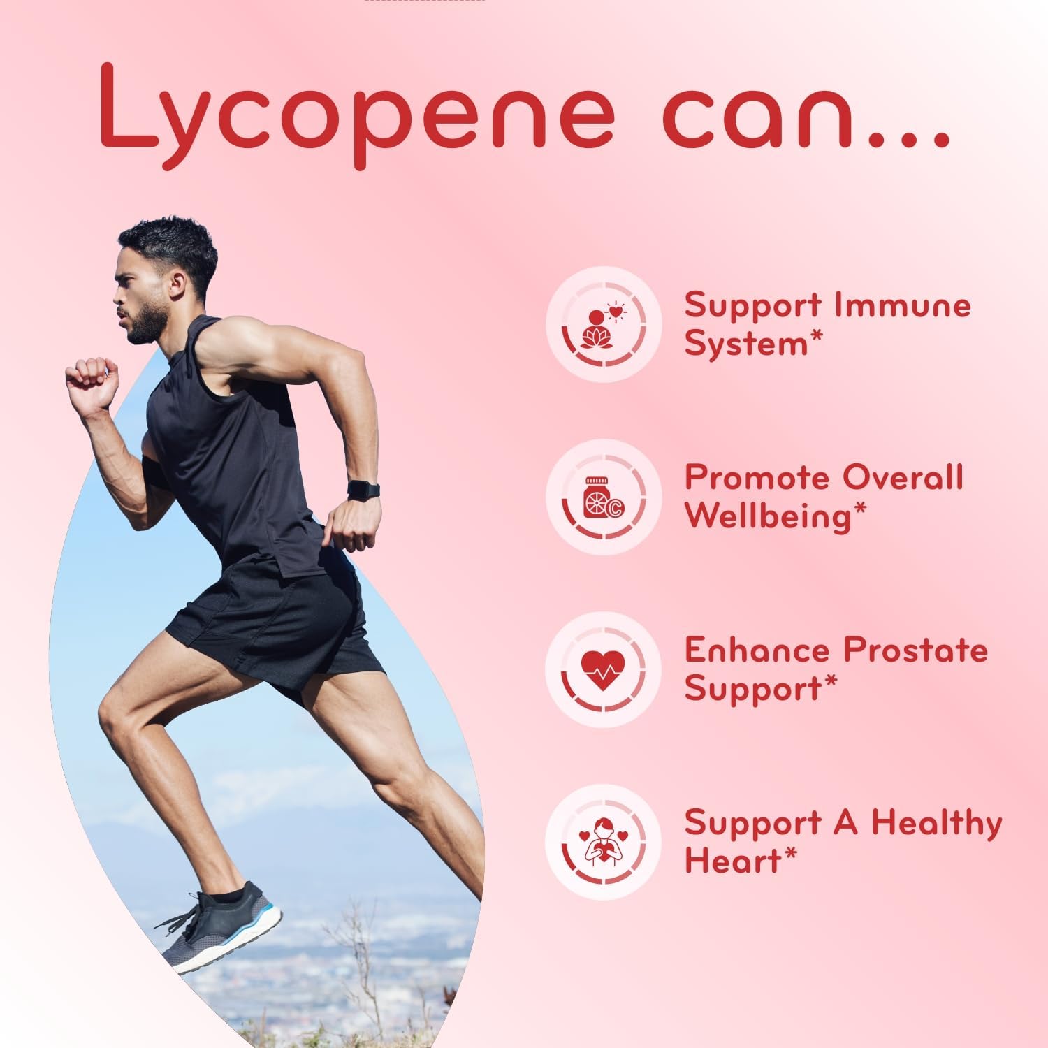 Tomato Based Lycopene Supplement - Extra Strength Lycopene 50mg Non-GMO Super Potent Antioxidant and Carotenoid Heart and Prostate Health Supplement for Men - Made in a cGMP US Lab (200 Servings)