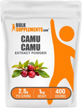 BulkSupplements.com Camu Camu Extract Powder - Superfood Supplement, Herbal Supplement - Vegan & Gluten Free, 2.5g per Serving, 1kg (2.2 lbs) (Pack of 1)
