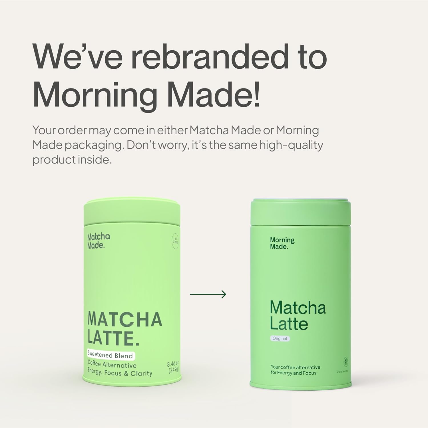 Morning Made Cinnamon Flavored Matcha Powder | 8.46oz (240g) Resealable Tin | 60 Servings Premium Japanese Green Tea | Sweetened with Organic Sugar | Perfect for Lattes, Smoothies, and Baking | Rich in Antioxidants and Energy Boosting