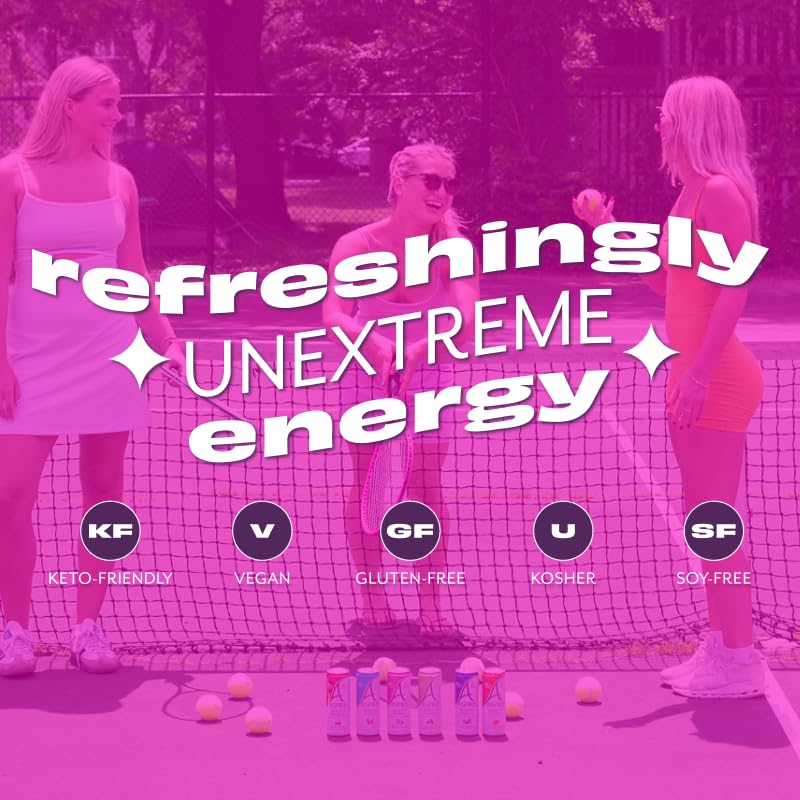ASPIRE® Raspberry Acai, Healthy Energy Drink 80mg Natural Caffeine, Zero Sugar No Carbs Keto Friendly, 24 Pack Green Tea Sugar Free Drink Low Caffeine Zero Calorie