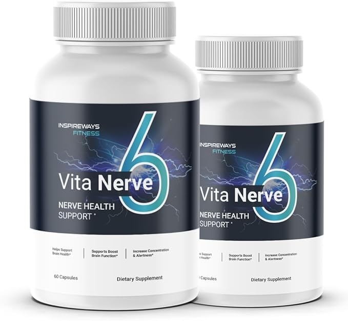 VitaNerve 6 Capsules, Vita Nerve 6 Blood Support Supplement Pills, Maximum Strength, Natural Healthy Circulation Advanced Formula (120 Capsule)
