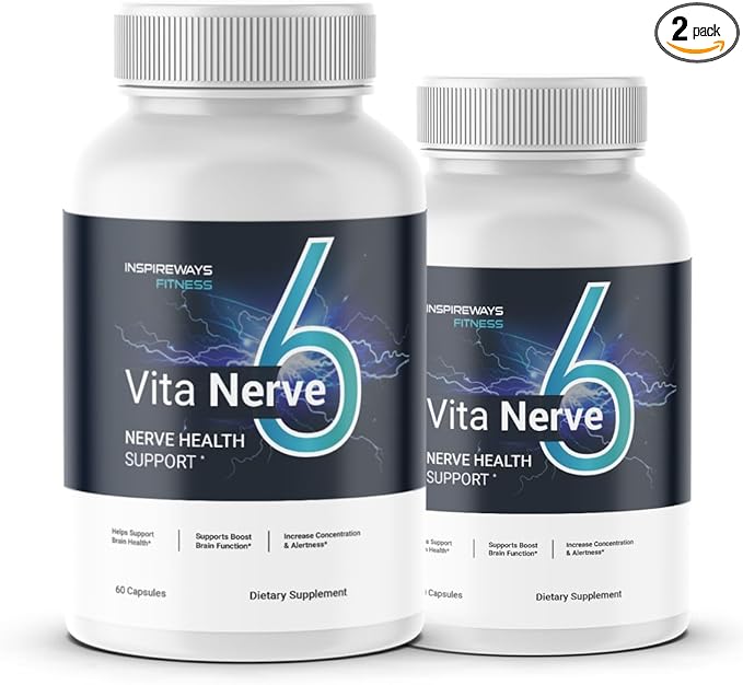 VitaNerve 6 Capsules, Vita Nerve 6 Blood Support Supplement Pills, Maximum Strength, Natural Healthy Circulation Advanced Formula (120 Capsule)