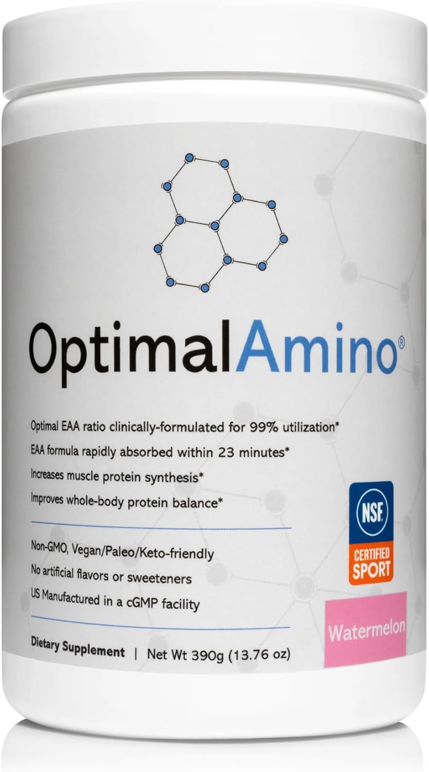 Amino Acid Powder | 99% Utilized Essential Amino Acid (EAA) Supplement | Pre/Post Workout & Muscle Recovery | NSF for Sport Certified | Watermelon Flavor