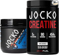 Jocko Fuel Gym Bundle - Creatine + Nitro Pop Pre Workout Powder (2 Pack Bundle) 30 Day Supply
