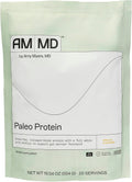 Amy Myers MD Paleo Protein Powder - with Collagen Peptides for Gut Health - Supports Hair, Skin & Nails - Non-GMO, Gluten-Free, Non-Dairy & More - Vanilla Bean - 19.54 oz (20 Servings)