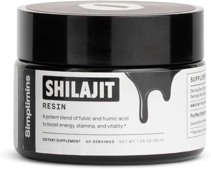 Shilajit Resin Pure Himalayan Ayurvedic Adaptogen Supplement (30 g | 60 Servings) | Natural Energy, Stamina & Immune Support for Men & Women | Lab-Tested, Heavy-Metal Screened, Vegan