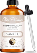 Ola Prima Oils Vanilla Essential Oil 4 oz - Vanilla Essential Oil for Diffuser, Candles, Soap Making, Aromatherapy, and Skin