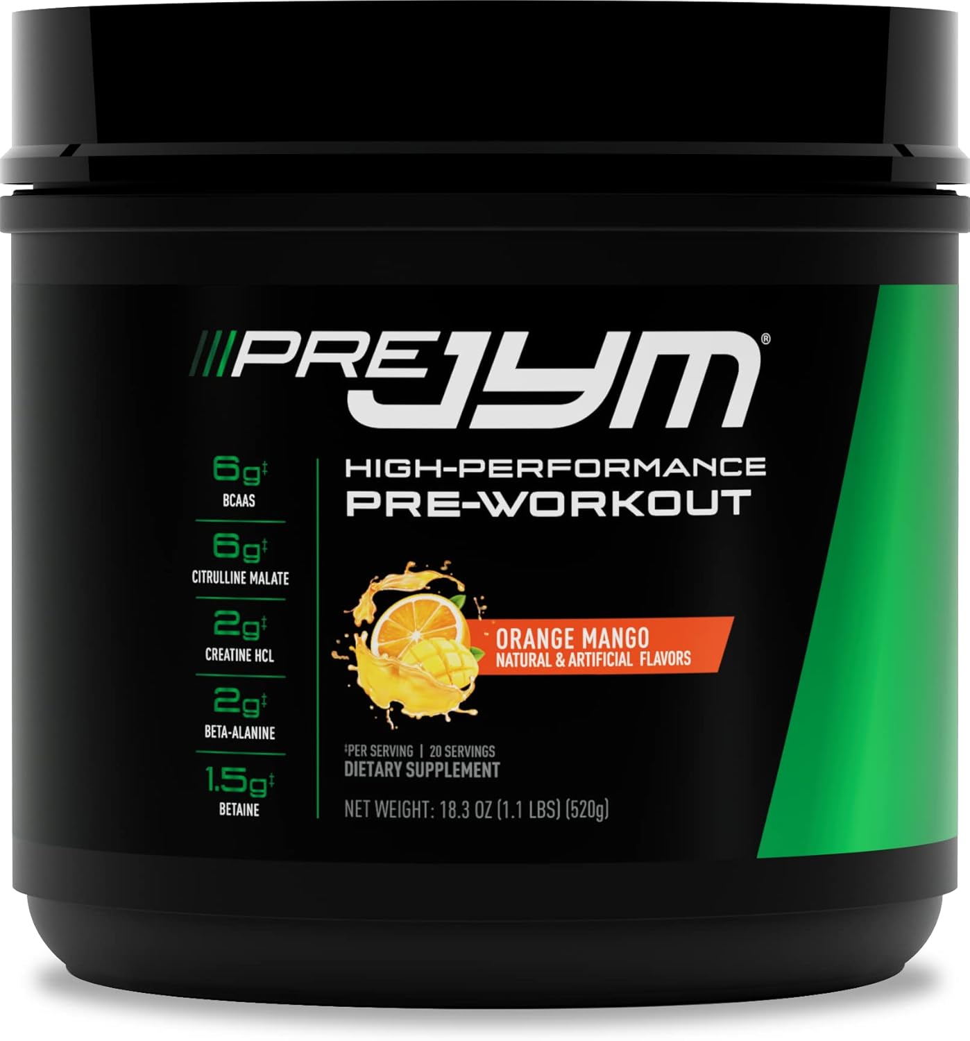 PRE JYM 30 Servings - Orange Mango