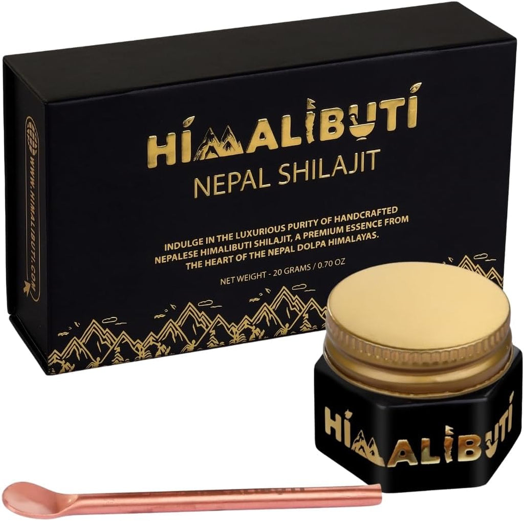 Nepal Shilajit Resin 20g,Black shilajit Resin, 85+ Trace Minerals,biolabs shilajit for Men,Mood Enhancer,WHO-GMP Certified,Testosterone Wellness nest