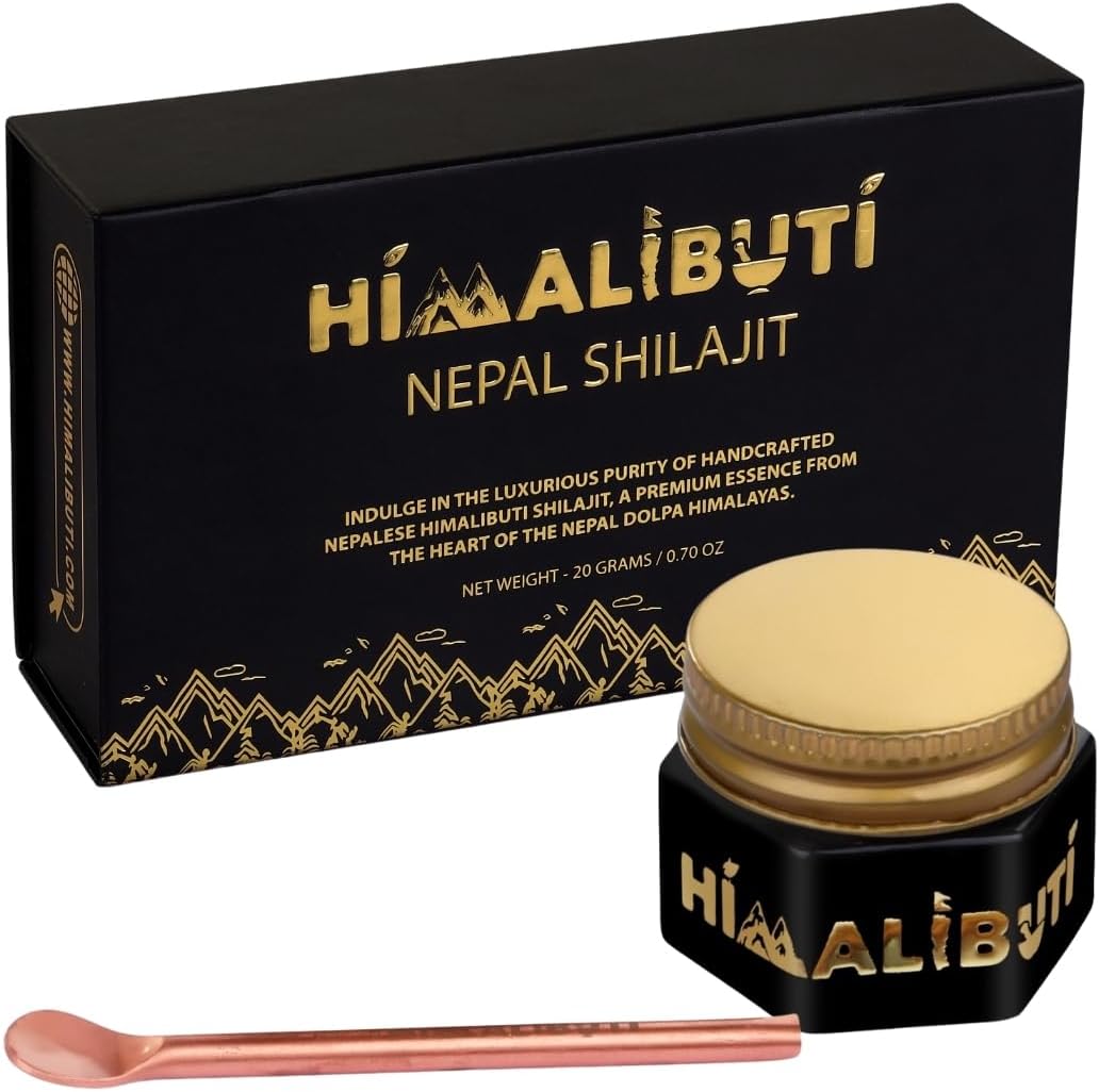 Nepal Shilajit Resin 20g,Black shilajit Resin, 85+ Trace Minerals,biolabs shilajit for Men,Mood Enhancer,WHO-GMP Certified,Testosterone Wellness nest