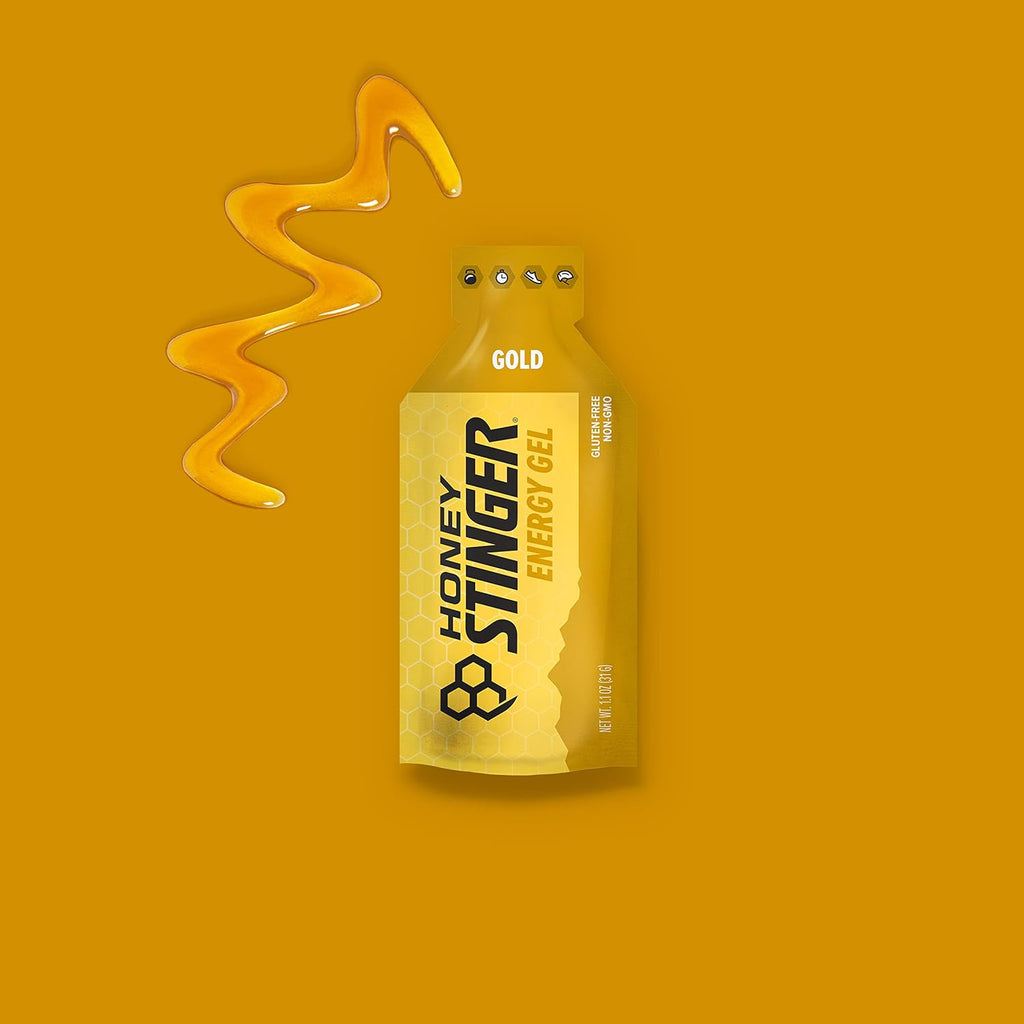 Honey Stinger Energy Gel Variety Pack 12 Packs Each of Gold and Organic Fruit Smoothie Gluten Free & Caffeine Free Sports Nutrition for Home & Gym, Pre and Mid Workout