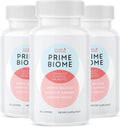 PrimeBiome Probiotic Gummies – Plant-Based Blend with Inulin, Lion’s Mane, Ginger & More– Non-GMO, No Stimulants, GMP Certified – 30 Gummies, 3 Month Supply