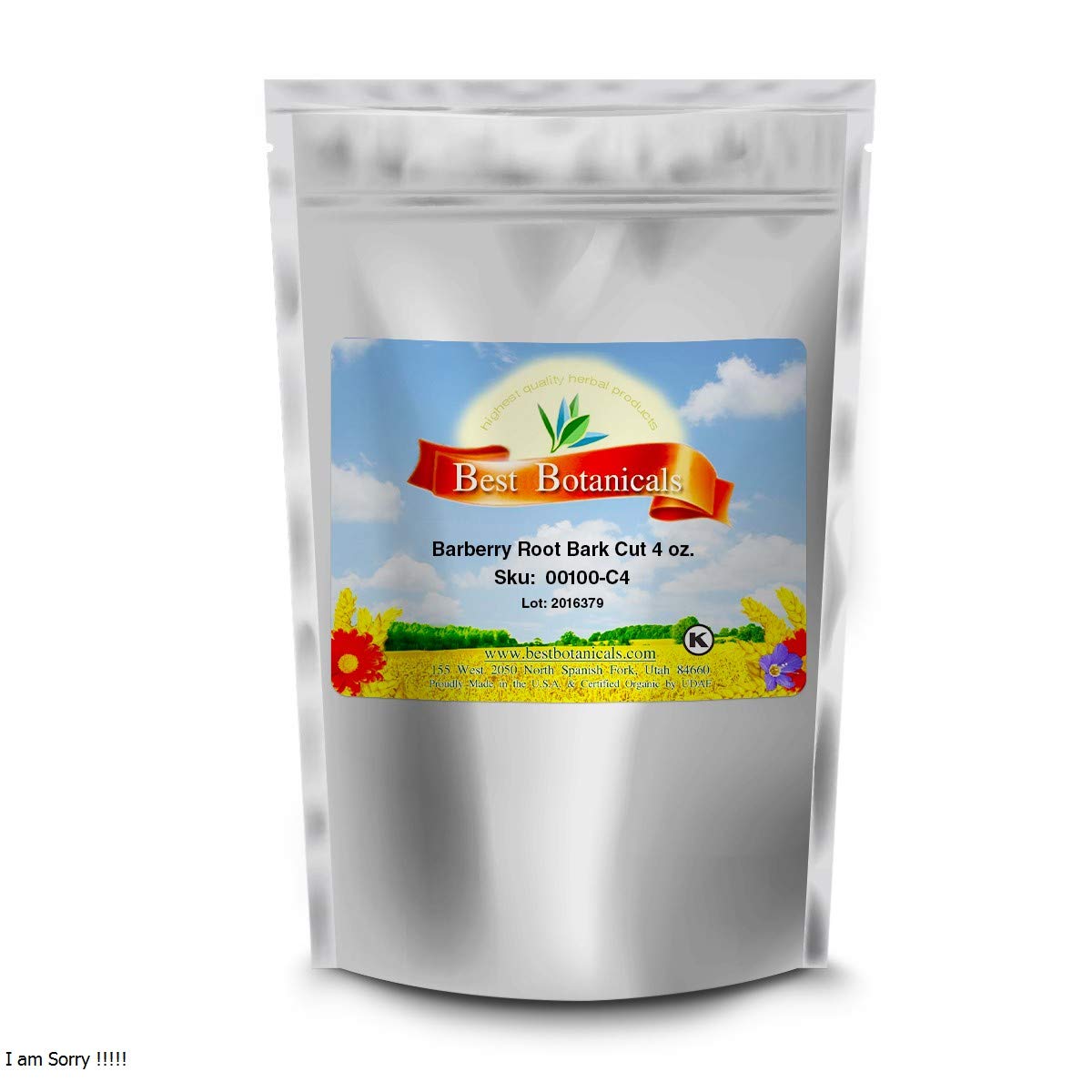 Best Botanicals Barberry Root Bark Cut 4 oz.