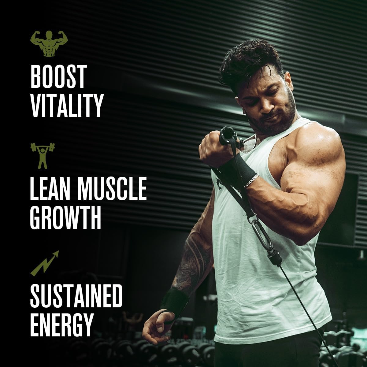 Jacked Factory Tongkat Ali Gummies - 100:1 Tongkat-Ali (Eurycoma Longifolia) Extract for Enhanced Vitality, Improved Energy Levels, Increased Strength, & Lean Muscle Growth - 120 Count, Tart Cherry