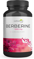 Berberine HCl 1200mg – High Potency Supplement for Blood Sugar, Insulin & Weight Management – Non-GMO, Gluten-Free, Vegan Capsules – Heart & Metabolism Support, Made in USA – 60 Count