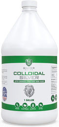Enhanced Colloidal Silver Gallon Size—30ppm Pure & Natural Structured Silver Water—Organic Colloidal Silver Solution—128 oz (1 Gallon)
