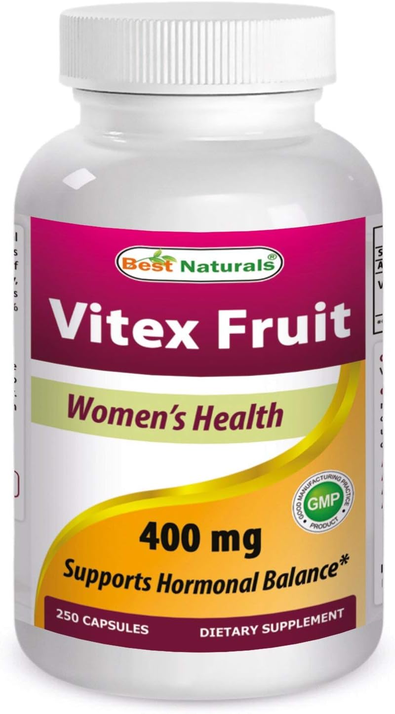 Best Naturals Vitex Chasteberry 400 mg 250 Capsules