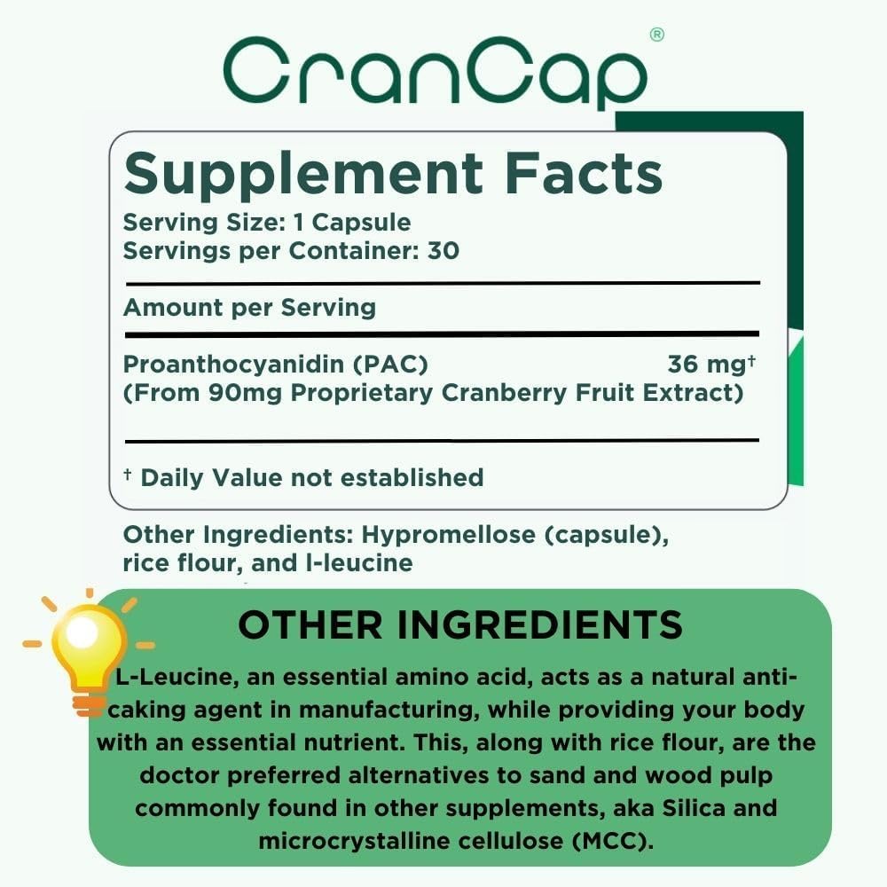 Cranberry Pills - Urinary Tract Health Cranberry Supplement - 36mg of Potent PACs - Non GMO, Vegan, Gluten Free - by Heale - 120 Capsules