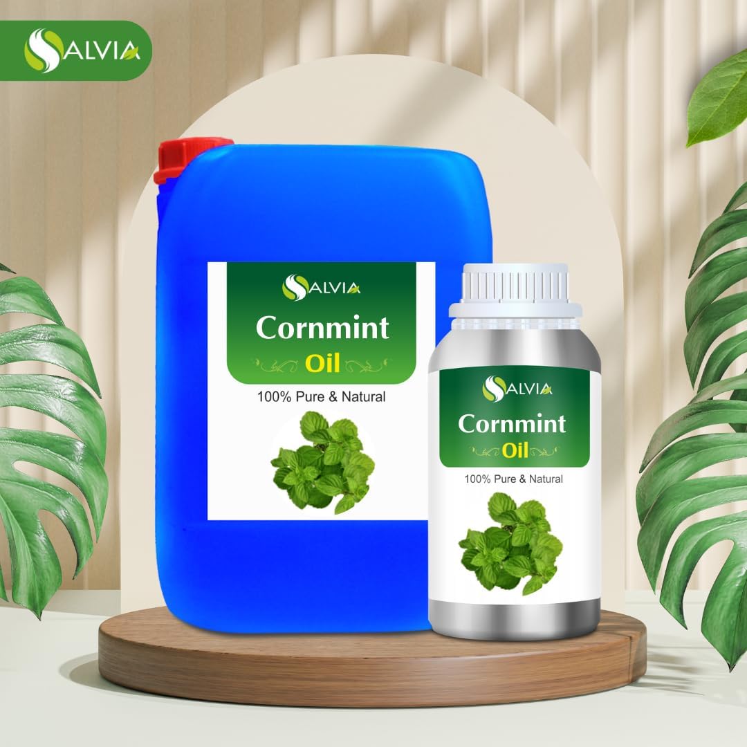 Cornmint Oil (Mentha arvensis) 100% Natural Pure Undiluted Uncut Essential Oil (8.45 Fl Oz (Pack of 1))