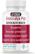 Endocalyx Pro Supplement – Endothelial Glycocalyx Support 120 Capsules - Vascular & Microcirculation Health – Clinically-Studied – Patented – Supports Nitric Oxide Functions